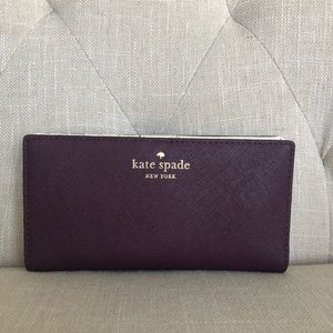Kate Spade Stacy Wallet - Plum